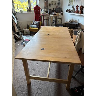 eettafel met stoelen tweedehands