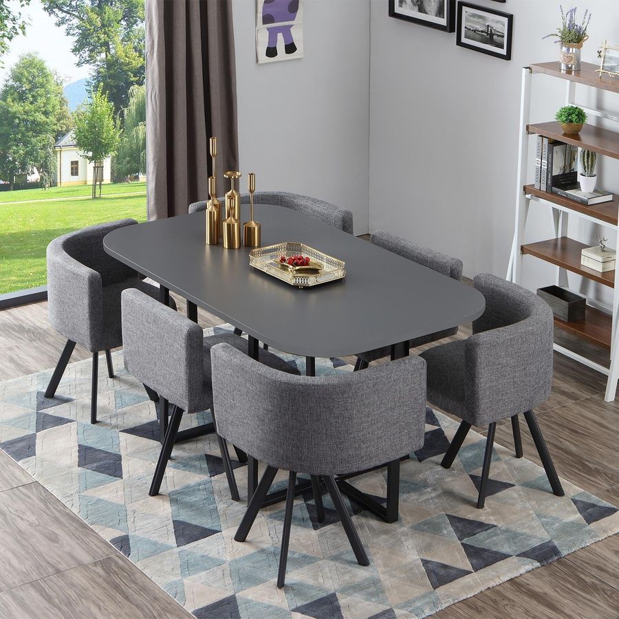otto eettafel met stoelen