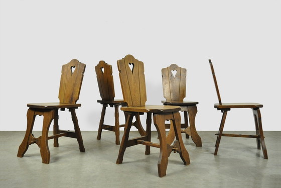 eiken eettafel stoelen